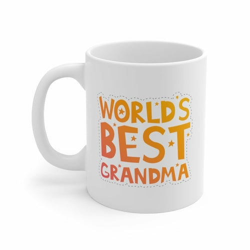 "Show Your Love with the Perfect Gift: Our World's Best Grandma Mug"