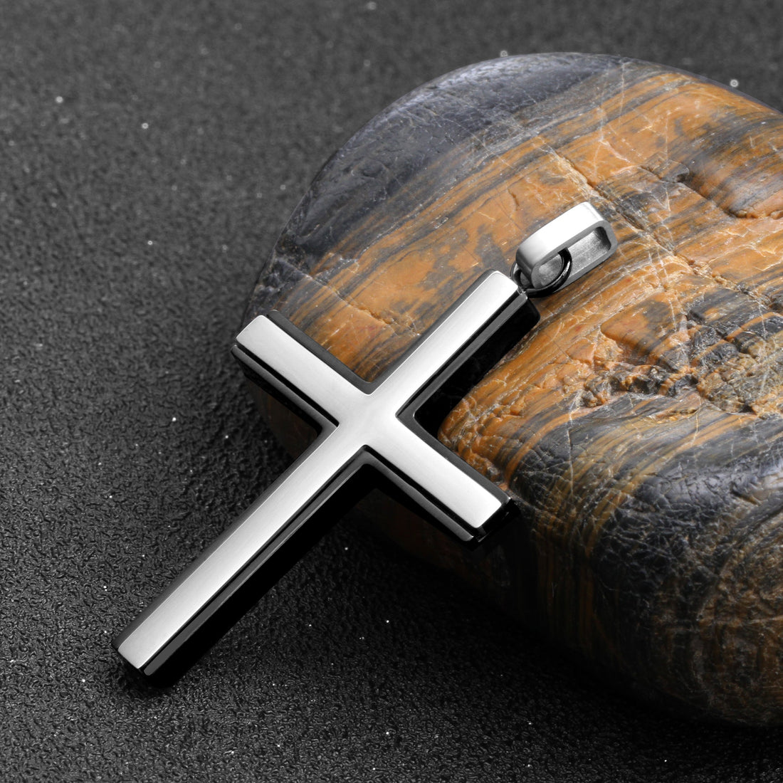 "Shine Bright with our Stunning Stainless Steel Pendant - The Perfect Accessory for Any Occasion!"