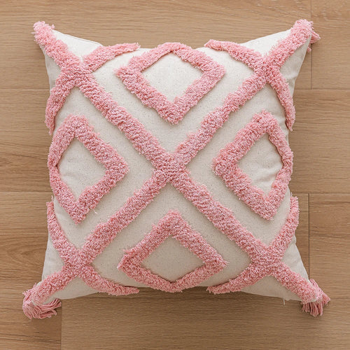 "Cozy Up Your Home with Our Woven Tufted Decorative Pillow Cover: A Must-Have for Any Stylish Space"