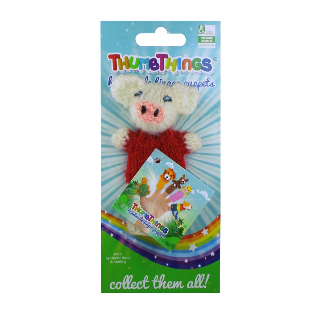 "Unleash Your Child's Imagination with our Adorable Three Little Pigs Finger Puppet Set"