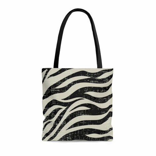 "Stylish and Sustainable: Discover the Versatility of Our Zebra Print Beach Shopper Tote Bag"