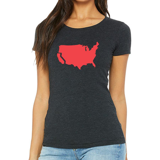 "Discover the Perfect Blend of Comfort and Style: Introducing Our Women's California T-Shirt on American Apparel"