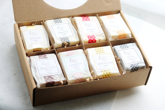 "Experience the Ultimate Luxury: All-Natural Soap Sampler Gift Set from Zytu - Perfect for Sensitive Skin!"