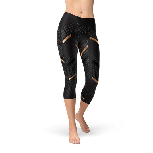 "Unleash Your Inner Athlete: The Ultimate Black Capri Leggings for Women"