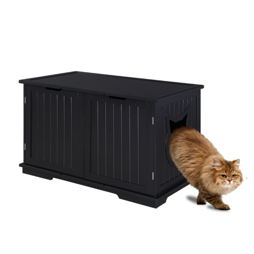 "Transform Your Litter Box Setup with our X-Large Cat Washroom Bench: The Ultimate Furniture Solution for Cat Owners"
