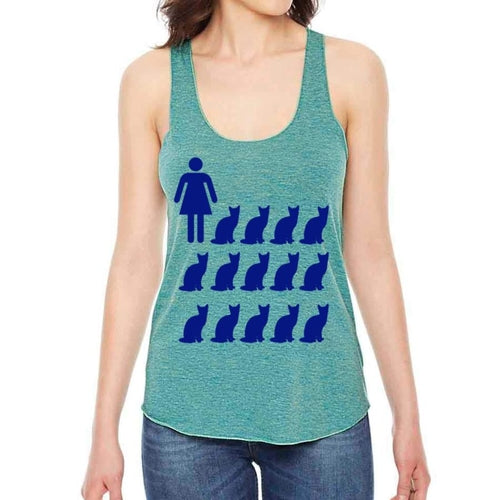 "The Ultimate Guide to Embracing Your Inner Crazy Cat Lady: A Review of Our Women's Tank Top"