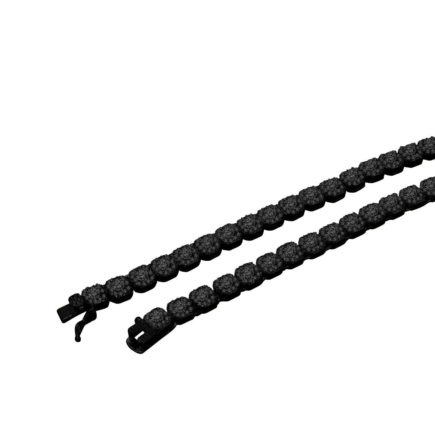 ICECUBE 5 MM 925 SILVER SQUARE TENNIS CHAIN | 9210073