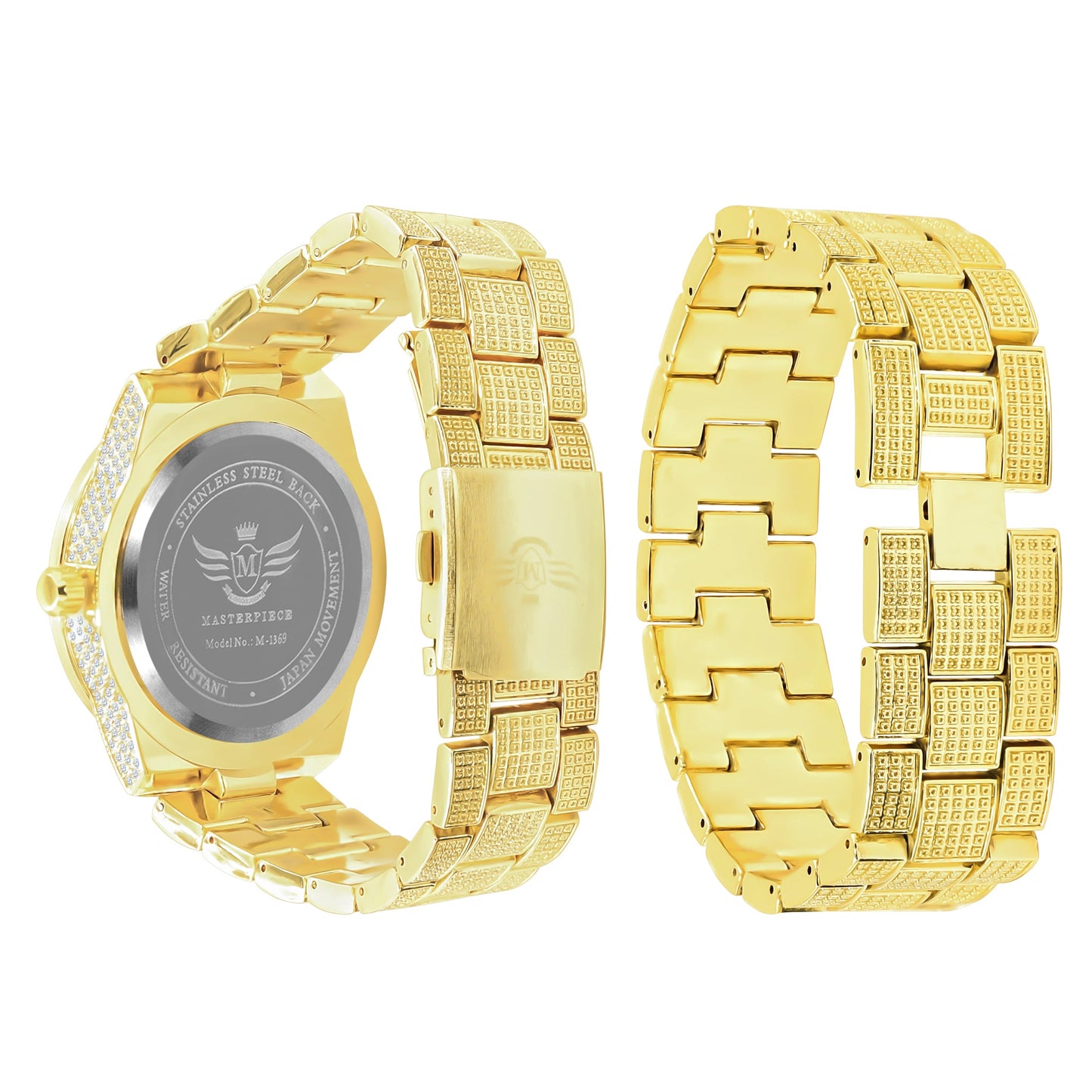 OYSTER CRYSTAL STONES WATCH SET | 530752