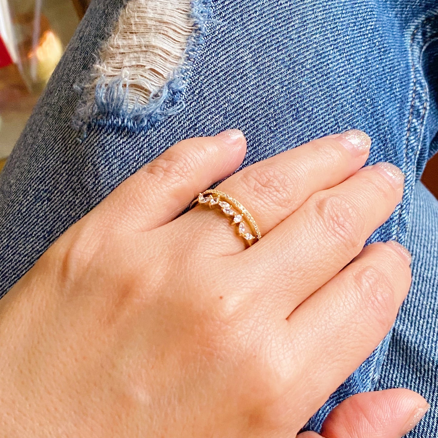 French Romance Jeweled Ring - ZYTU