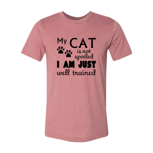DT0175 My Cat Is Not Spoiled Shirt - ZYTU