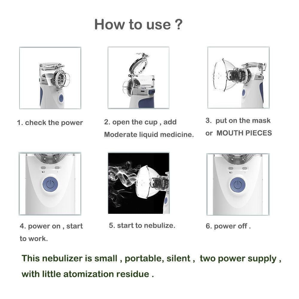 Portable Handheld Nebulizer Mist Inhaler and Atomizer - ZYTU
