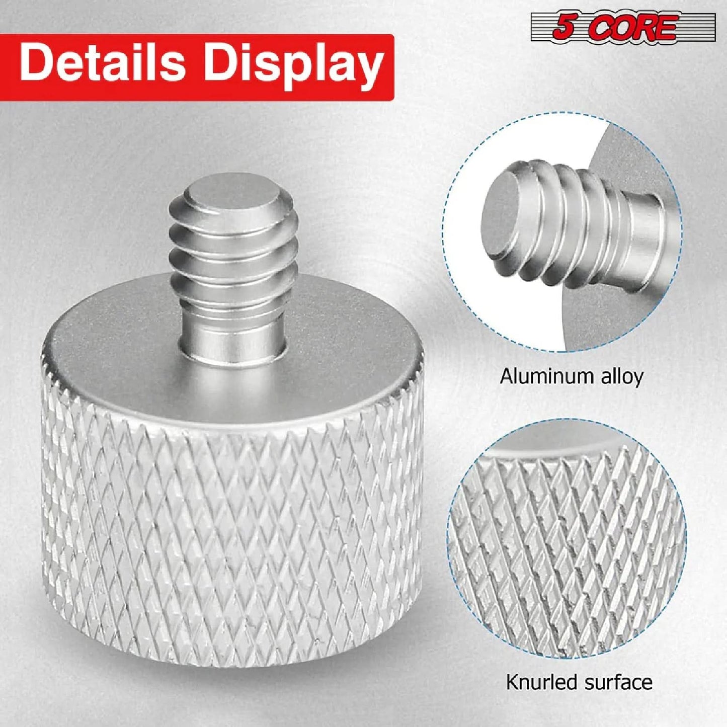 Mic Stand Adapter 12 Pieces 3/8 Male to 5/8 Female Screw Thread