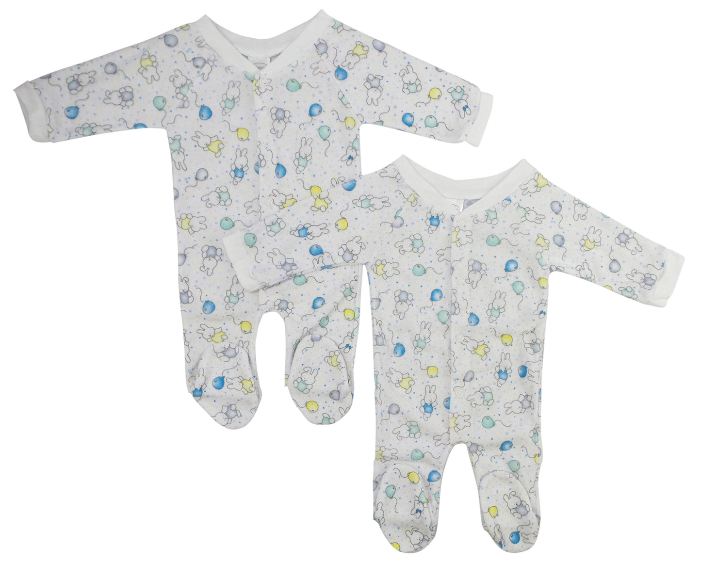 One Pack Terry Sleep & Play (Pack of 2) - ZYTU