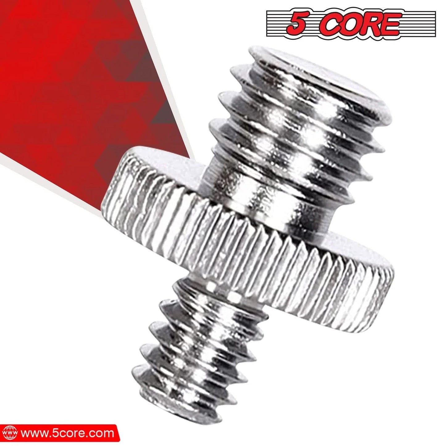 5Core 1/4 Male to 3/8 Inch Male Threaded Camera Tripod Screw Adapter