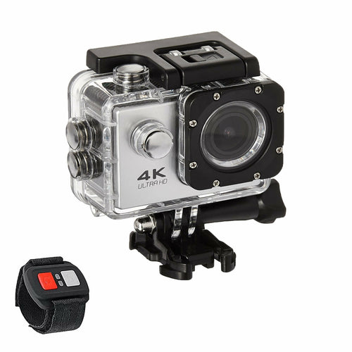 4K Waterproof All Digital UHD WiFi Camera + RF Remote And Accessories - ZYTU