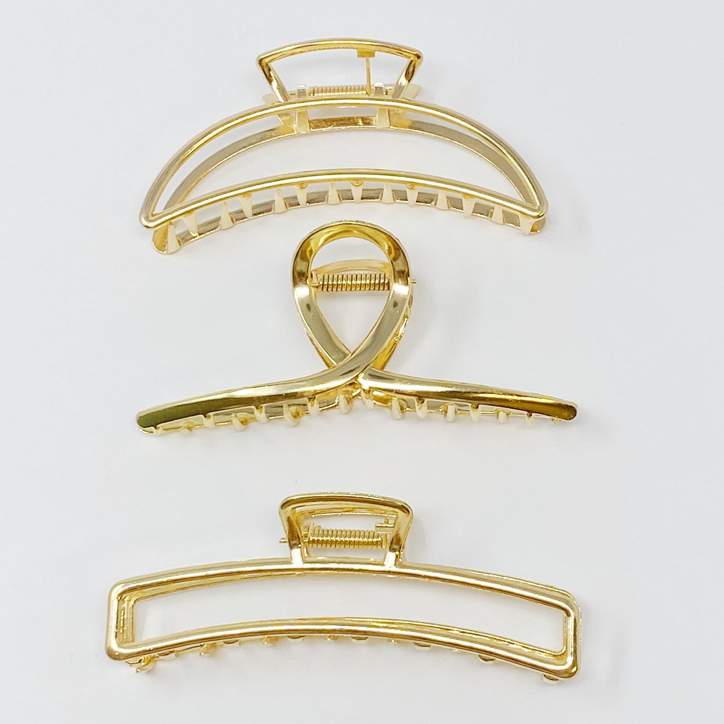 Gold Mine Hair Claw Set Of 3 - ZYTU