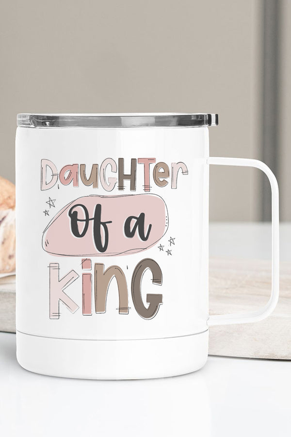 Easter Daughter of a King Stainless Steel Coffee Travel Cup