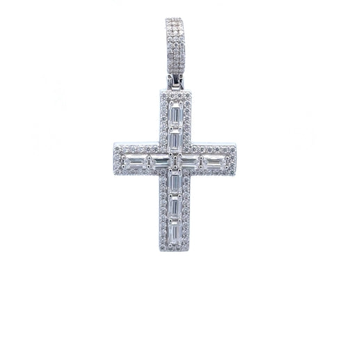 CORVINAS 3.78 CTW 925 CZ MOISSANITE RHODIUM PENDANT I 995751