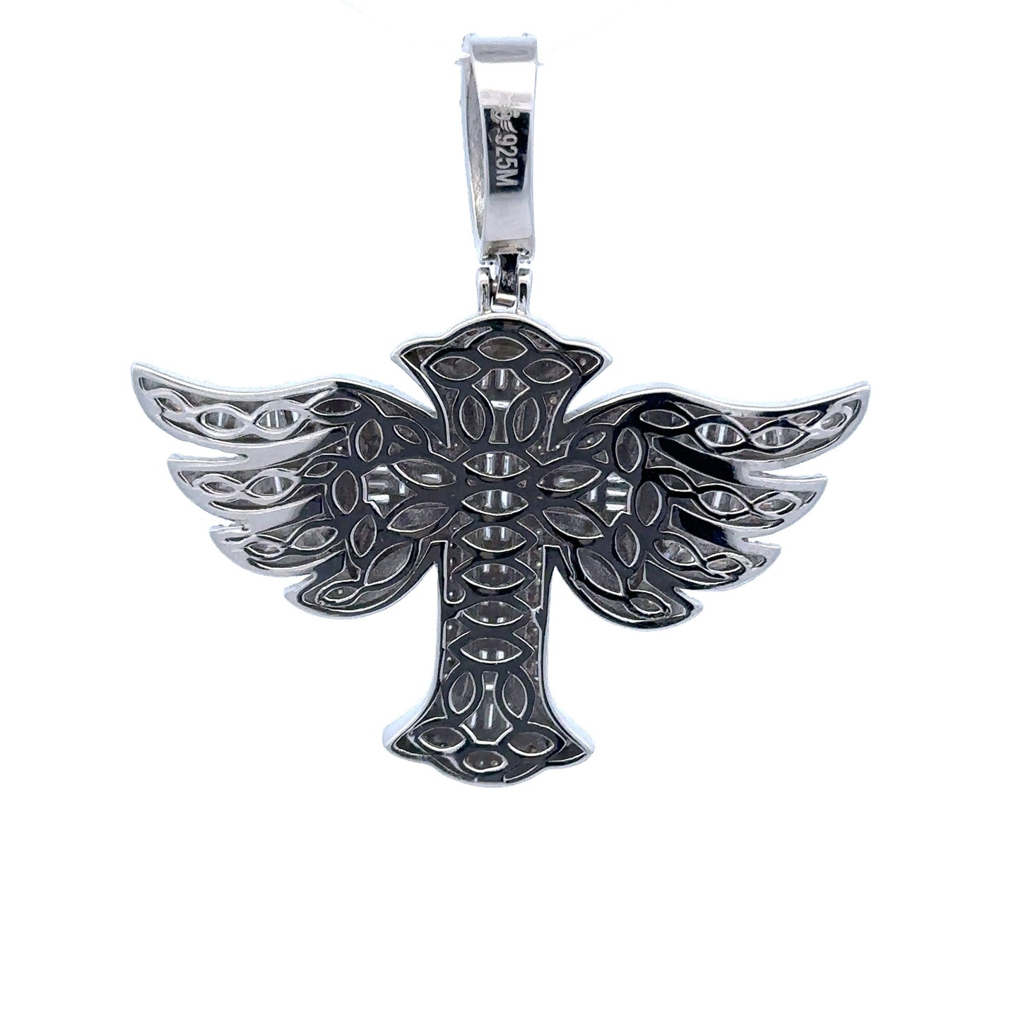 MIRAGEST 3.7 CTW 925 CZ GOLD RHODIUM PENDANT I 995792