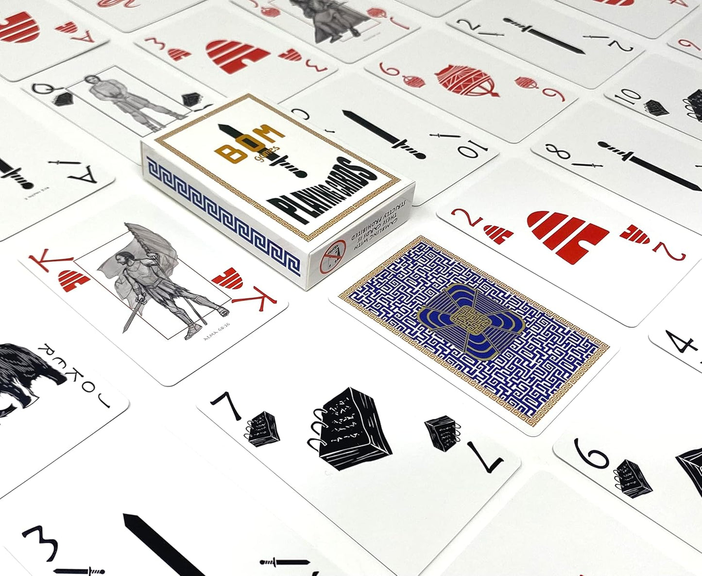 Book of Mormon Themed Playing Cards - Unique LDS Missionary & Baptism Gifts, Featuring Custom Characters & Designs - Ideal for Boys & Girls. (1 Deck)