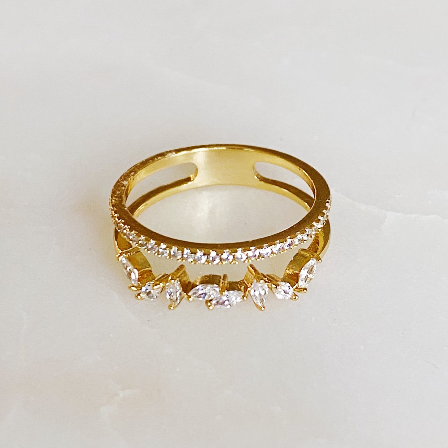 French Romance Jeweled Ring - ZYTU
