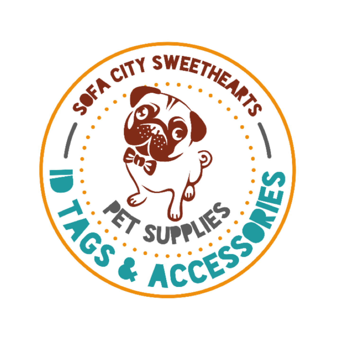 Bark Side of the Moon Pink Floyd Ecoplastic Pet ID Tag- Choose from - ZYTU