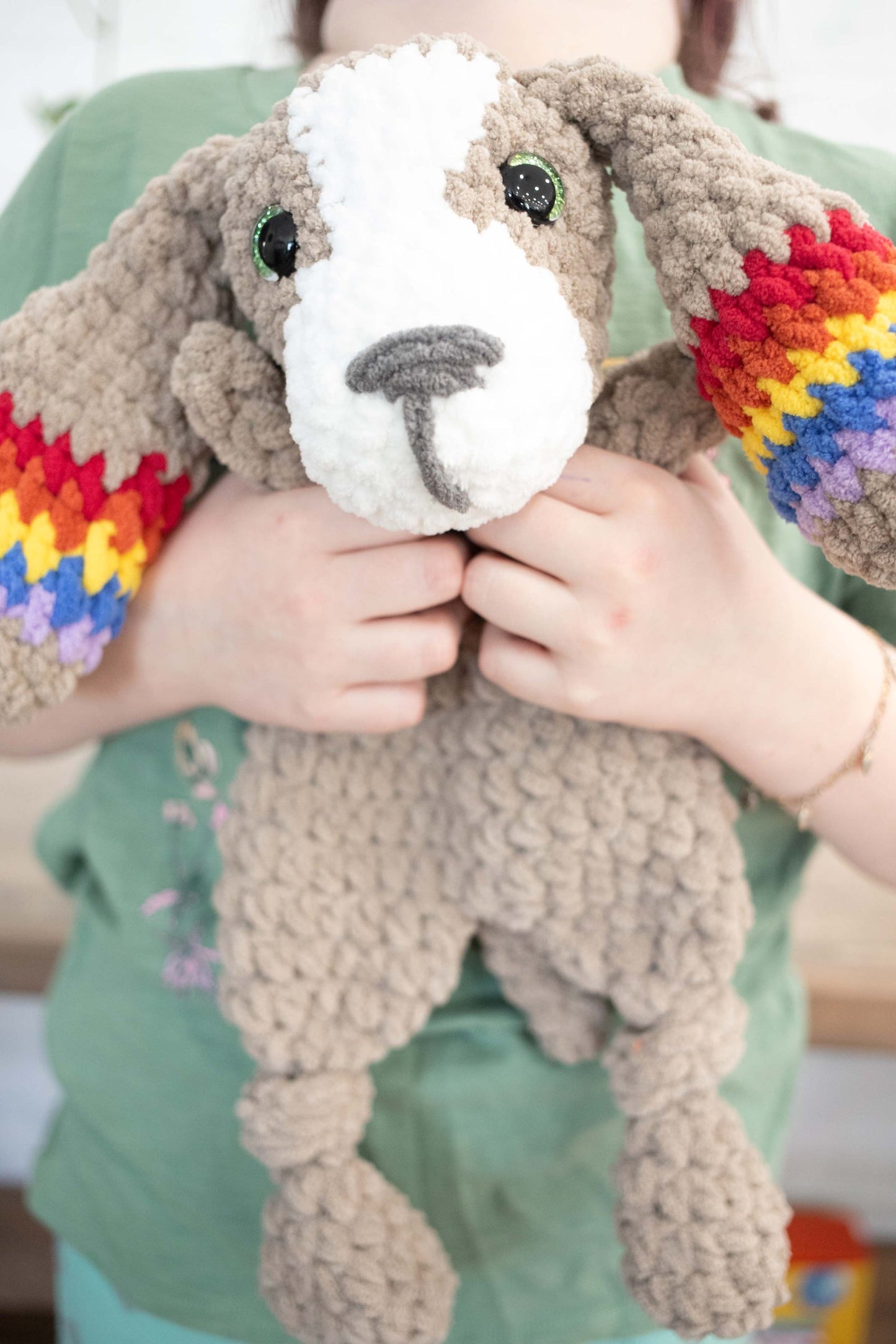 Crochet Puppy Dog Lovey, Crochet Stuffed Animal, Amigurumi Puppy - ZYTU