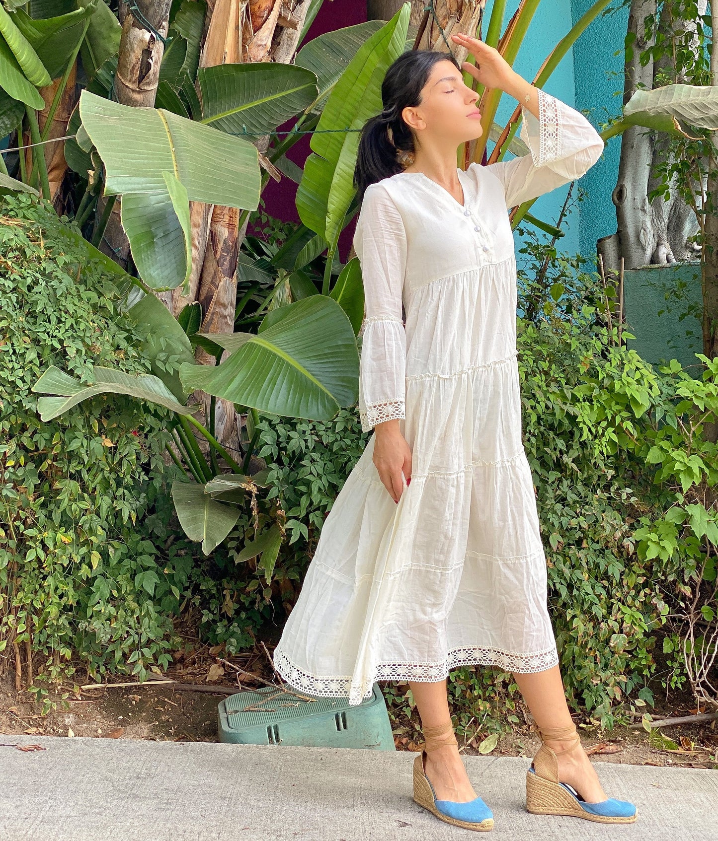 MIKA MAXI DRESS - NATURAL - ZYTU