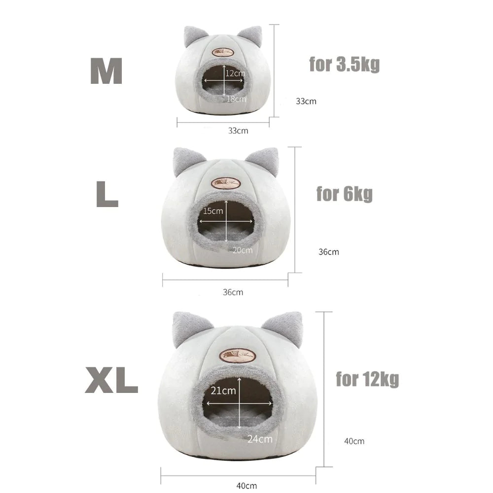 Cozy 2-In-1 Pet House Bed - ZYTU