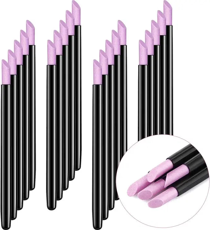 Quartz Nail Skin Grinding Pen Cuticle Remover Trimmer Dead Skin Remover Nail Polish Pen Manicure Stick Nail Files Manicure Tools