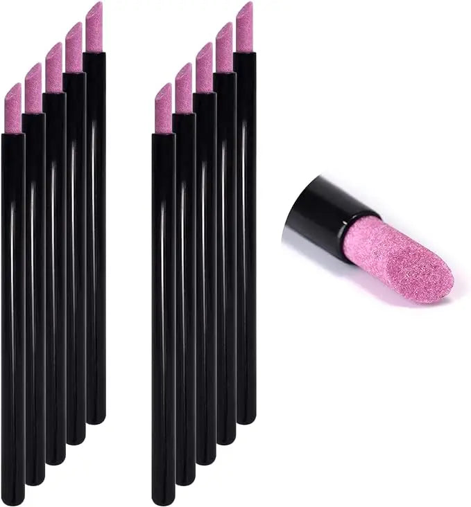 Quartz Nail Skin Grinding Pen Cuticle Remover Trimmer Dead Skin Remover Nail Polish Pen Manicure Stick Nail Files Manicure Tools