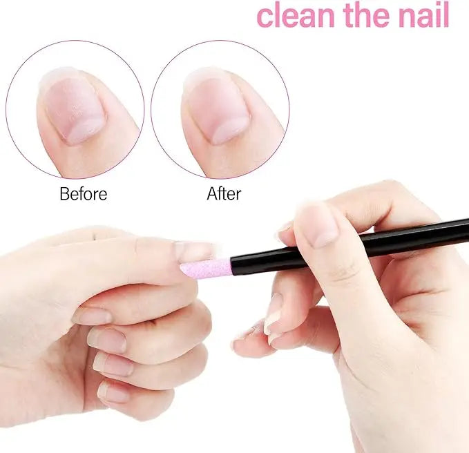 Quartz Nail Skin Grinding Pen Cuticle Remover Trimmer Dead Skin Remover Nail Polish Pen Manicure Stick Nail Files Manicure Tools