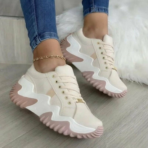 Breathable Vulcanized Women Shoes Casual Platform Sneakers - ZYTU