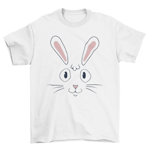 Rabbit face t-shirt