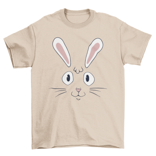 Rabbit face t-shirt