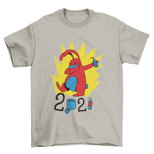Covid easter bunny t-shirt