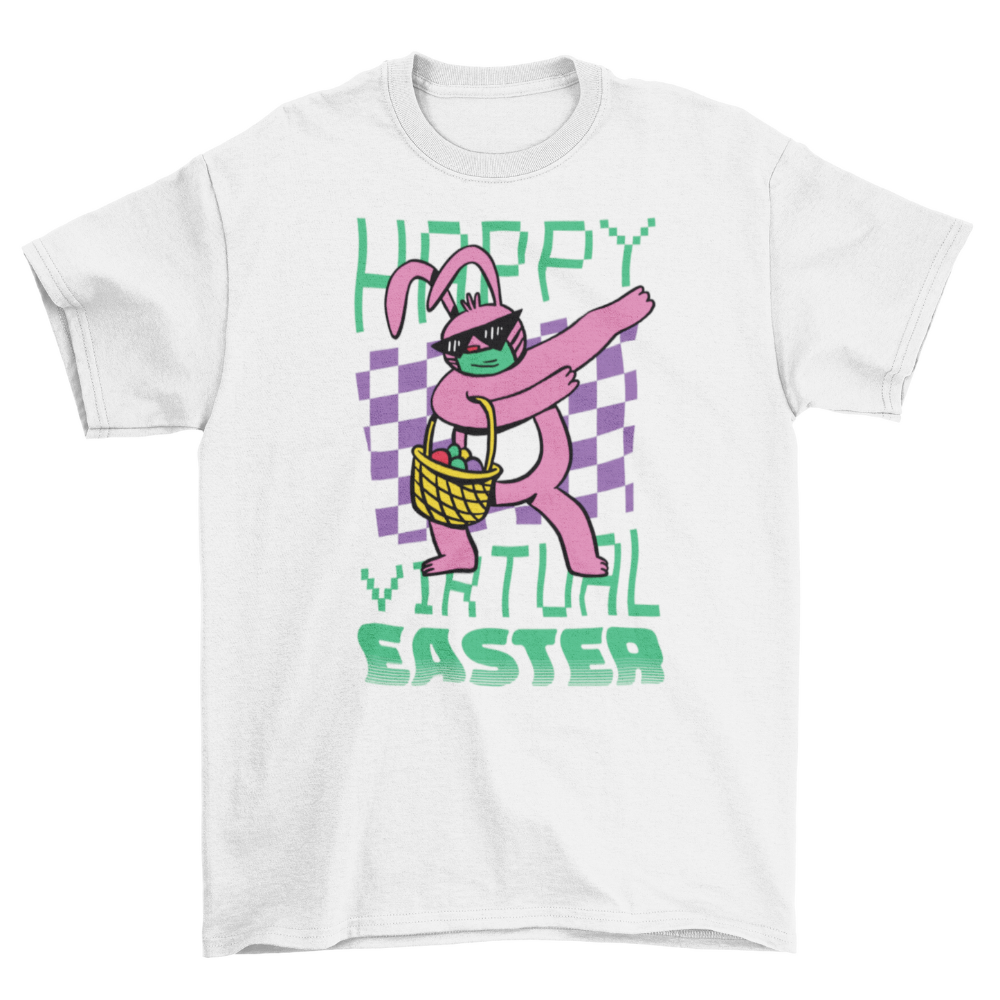Virtual easter t-shirt