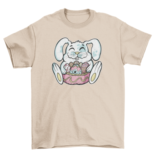 Easter bunny cartoon t-shirt