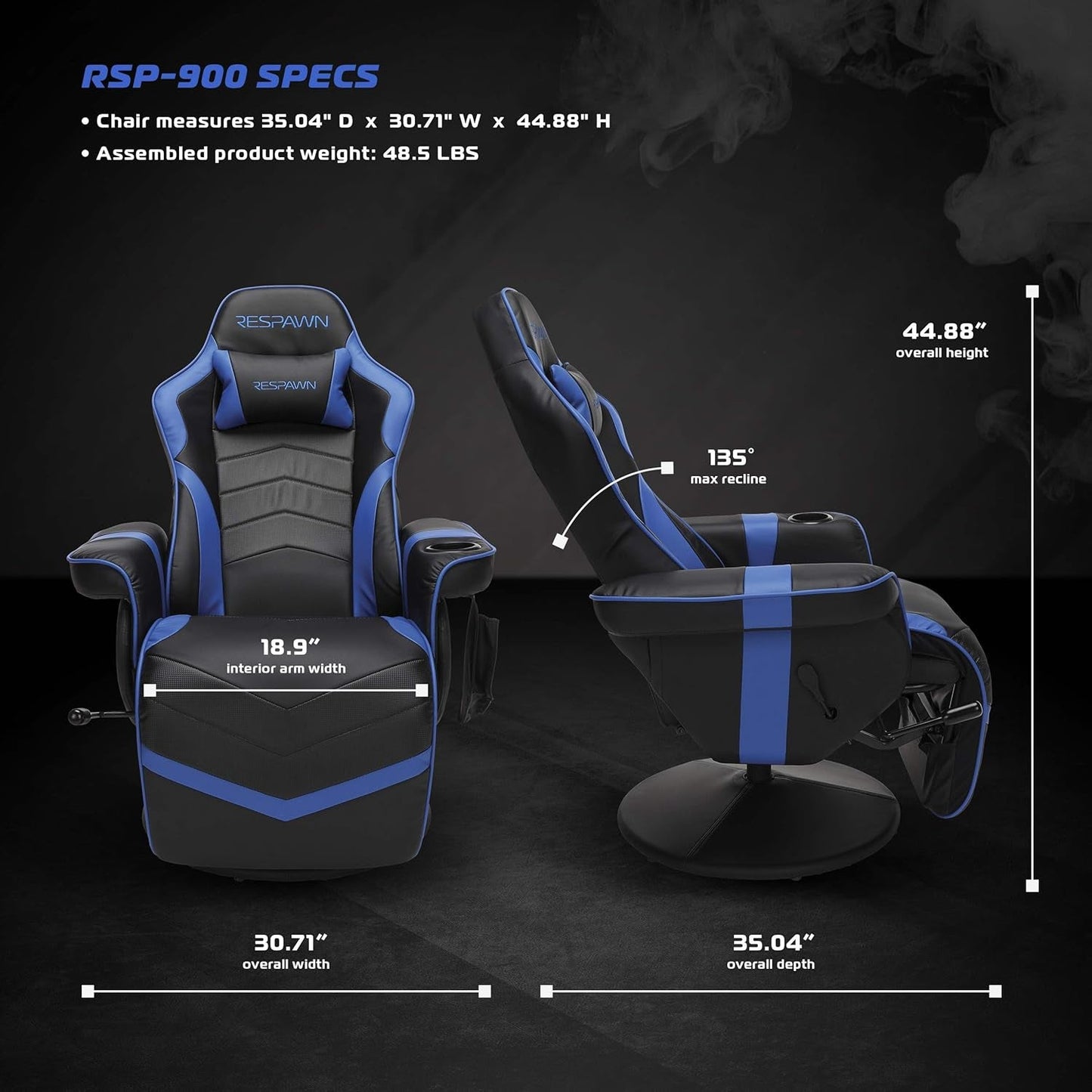 900 Gaming Recliner - Video Games Console Recliner Chair, Computer - ZYTU