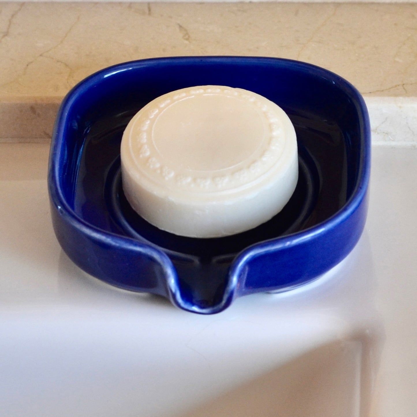Self-Draining Porcelain Soap Dish - ZYTU
