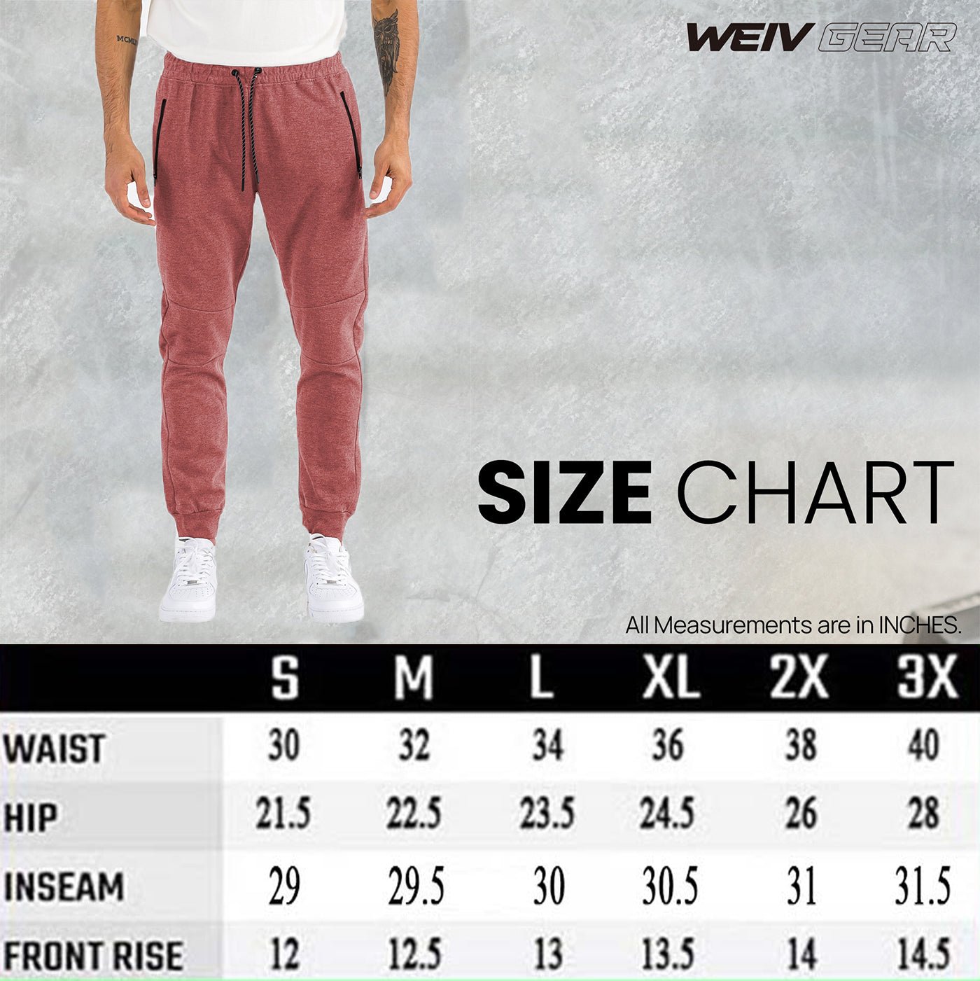 HEATHERED COTTON SWEATS - ZYTU