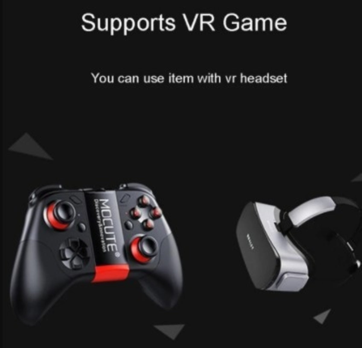 Dragon VR Gaming 3D Stereo Headset with Bluetooth Gaming Controller - ZYTU