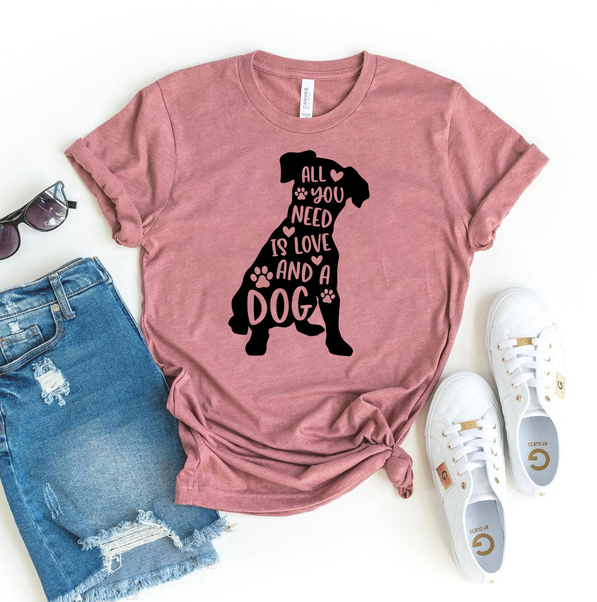 All You Need Is Love And A Dog T-shirt - ZYTU