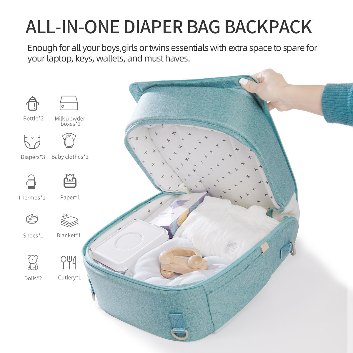 Portable Diaper Bag Backpack - ZYTU