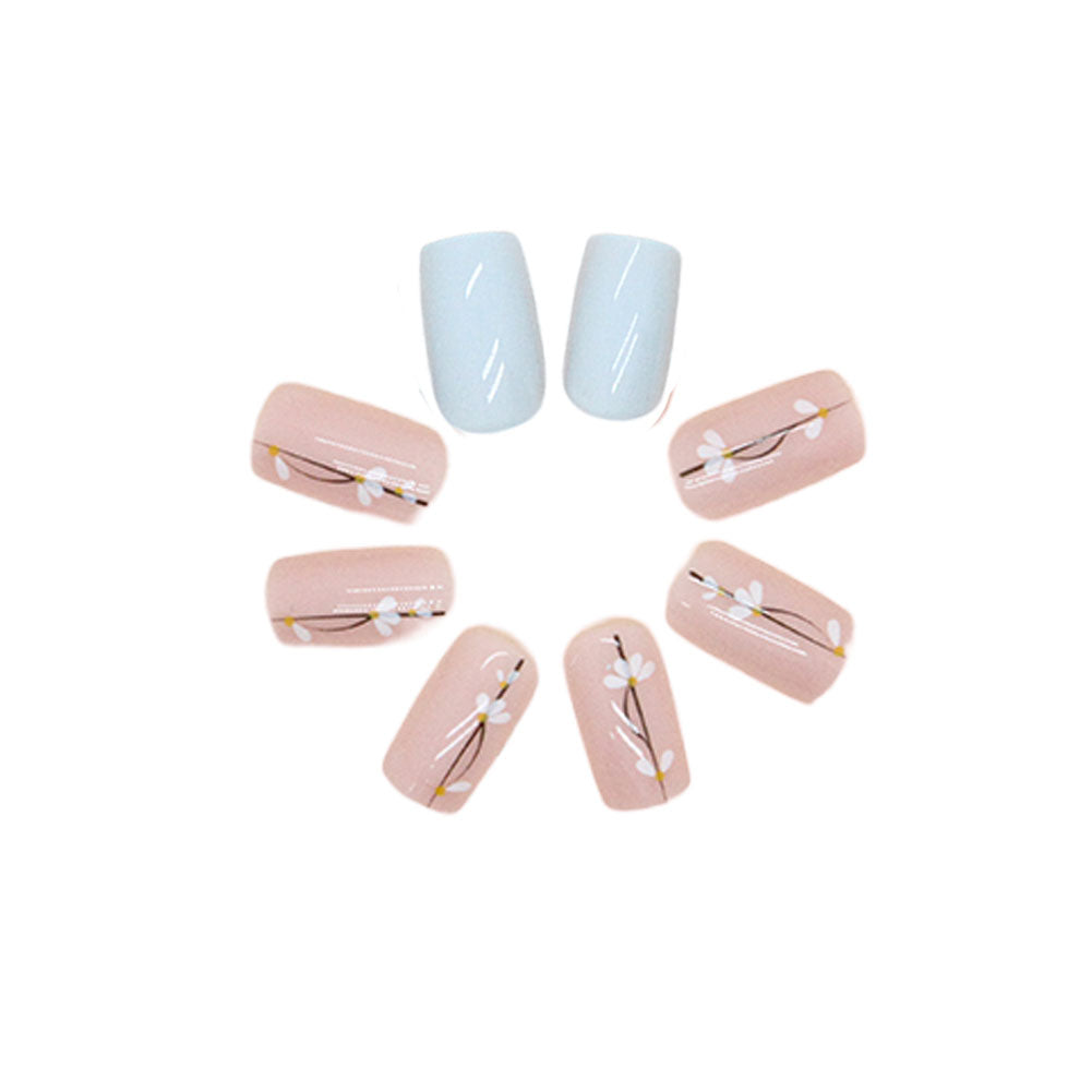 Press On Nails Kit with Glue and gel stickers Reusable Tips - ZYTU