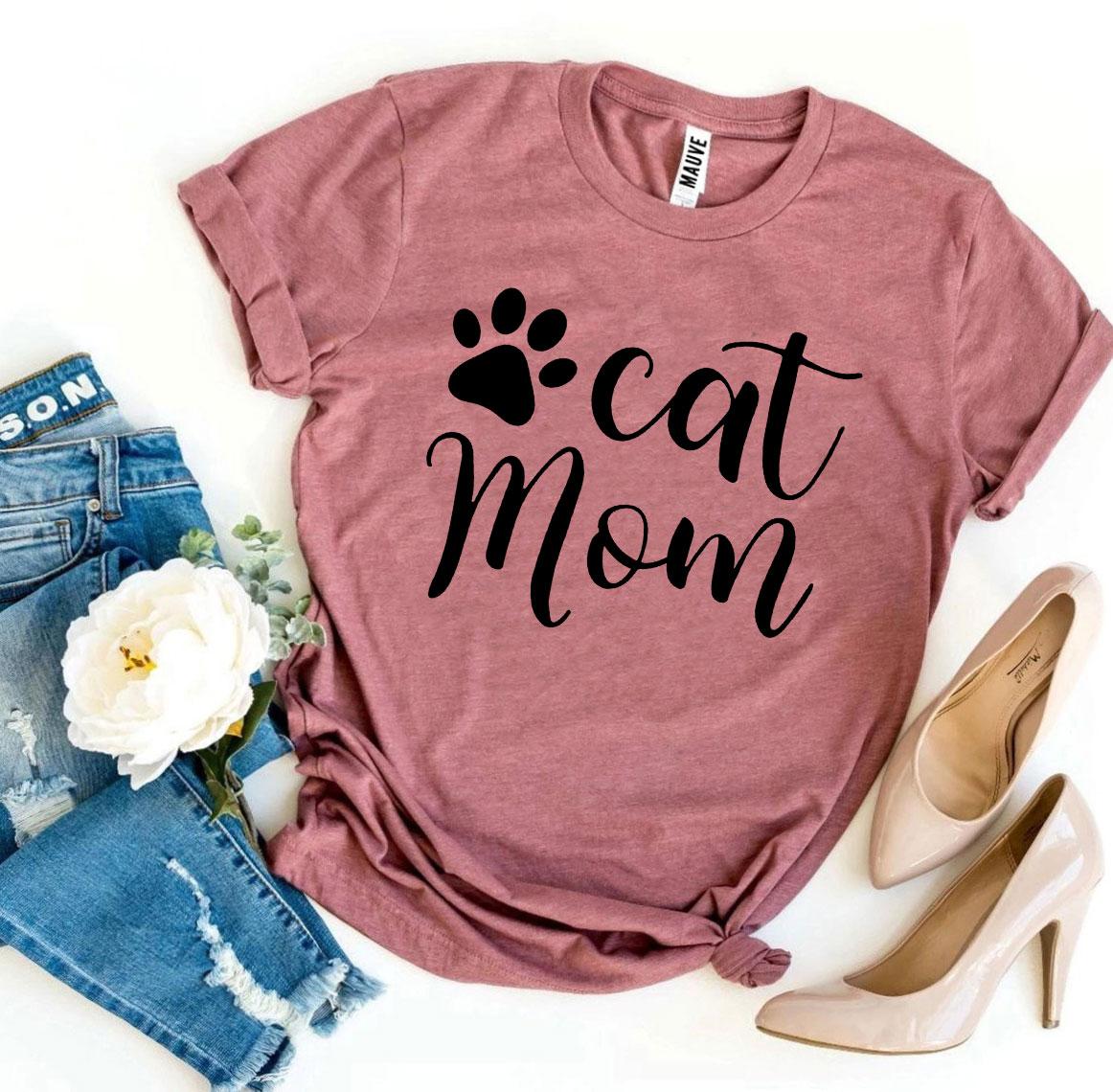 Cat Mom T-shirt - ZYTU