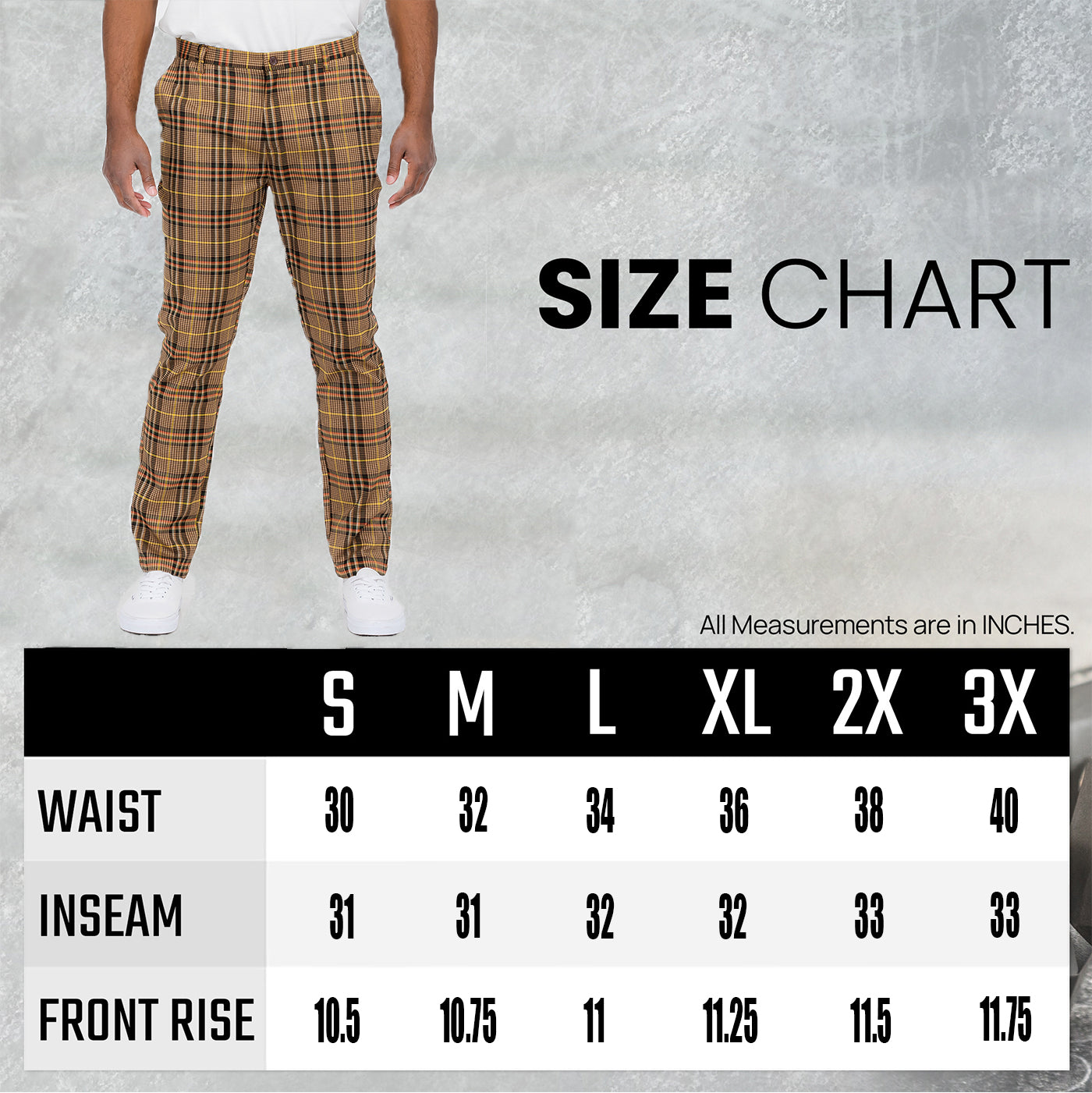 Plaid Slim Fit Trouser Pants - ZYTU