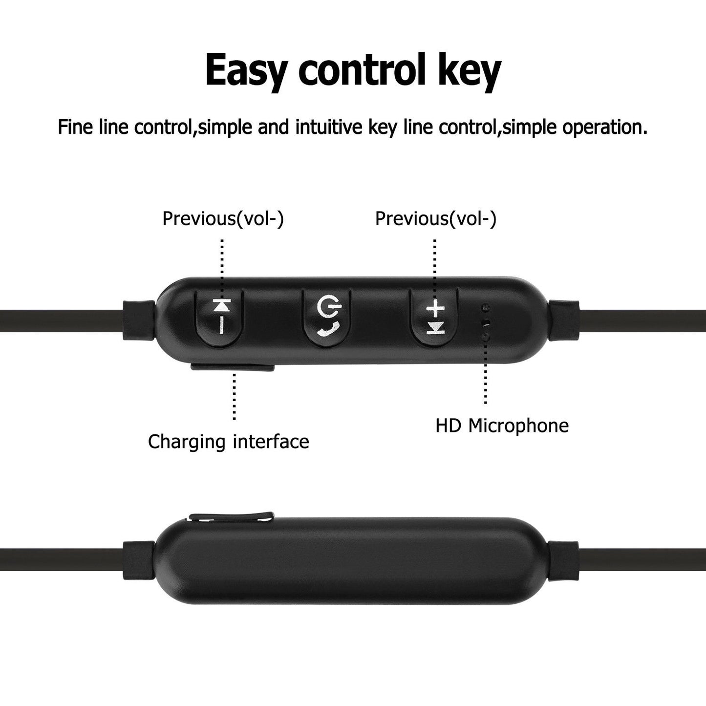 Wireless Bluetooth 4.0 Headset Sports Earphones - ZYTU