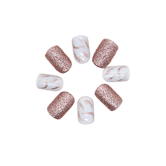 Press On Nails Kit with Glue and gel stickers Reusable Tips - ZYTU