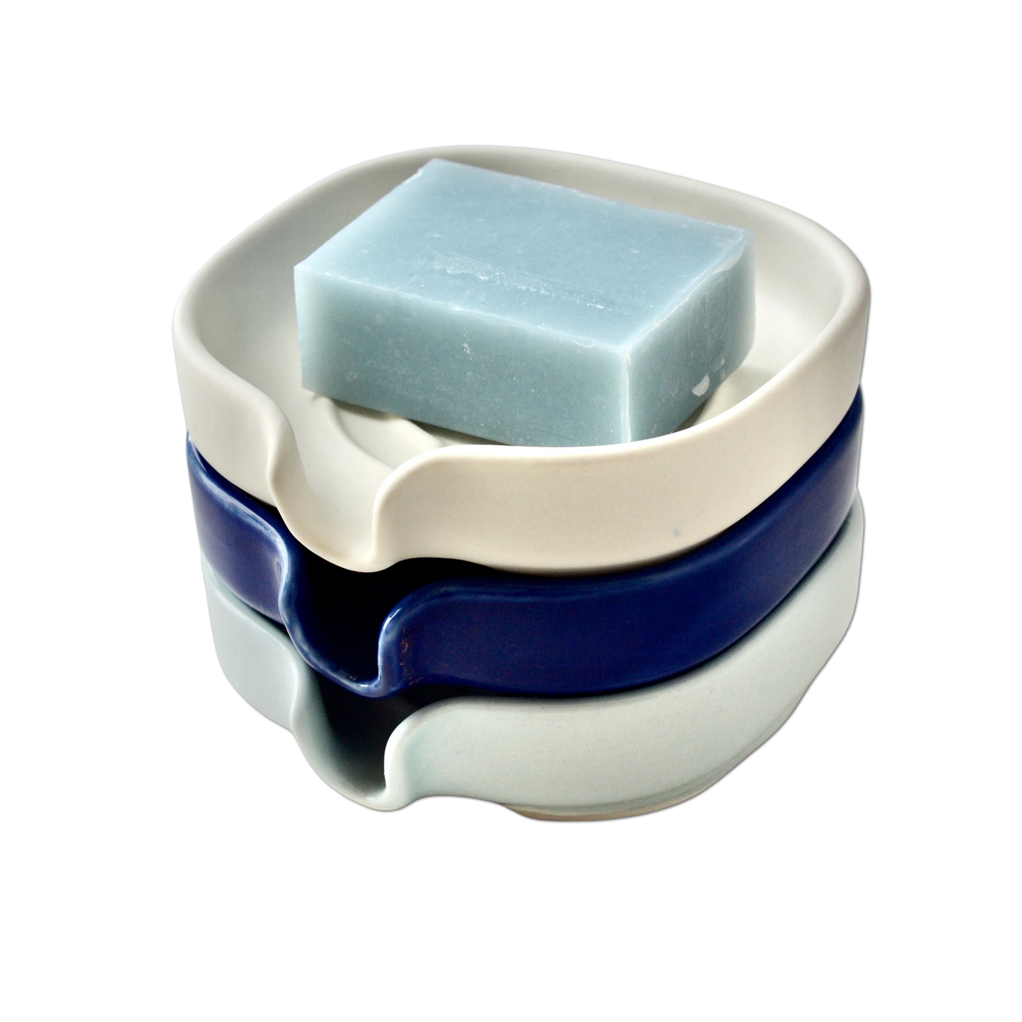 Self-Draining Porcelain Soap Dish - ZYTU